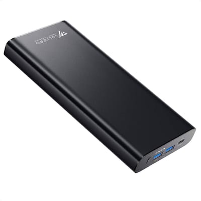 Voltero S25 - 26.800mAh powerbank - 100W Snellader - USB, USB-C - Airport/Vliegtuig Proof - Voor laptop, MacBook, Apple iPhone, Samsung Galaxy, Chromebook - Zwart