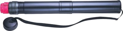 Telescopische Tekenbuis - Opslag Tube - Tekeningen Vervoeren - Verstelbare Lengte - 28-49 Inch - Zwart