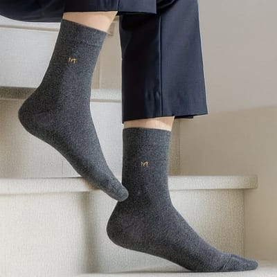 Dutchers® 10 Paar Heren Sokken - Maat 43 46 - Katoen - Meerdere kleuren - Business Sokken - Perfect voor werkgelegenheden of buitenactiviteiten - Zacht & comfortabel - Ademend - Wordt geleverd zonder doos