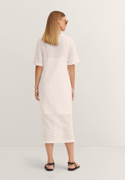 Bugatti Damen Zomerjurk met structuur van katoenmix