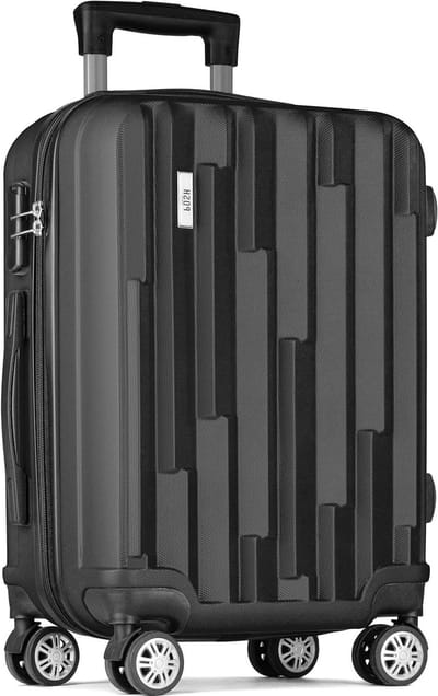 Grote Koffer - Reiskoffer Trolley - Middelgrote Reizen - Geïntegreerd Slot - 67 cm - Zwart