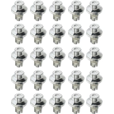 25 Stuks Wielvelg Klinknagels Lip Klinknagels Moeren voor AH Ds Serie Wielvelgen Dop Lip Schroef Bout Band gray