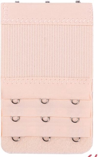 New Age Devi - 3 bh verlengstukken beige (3 haaks met elastiek)