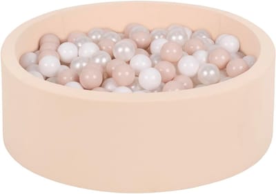 ApexArte® Ballenbak - Ballenbad Baby - Kinderspeelgoed - Beige