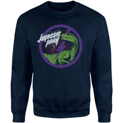 Jurassic Park Raptor Bolt Sweatshirt - Blauw - S