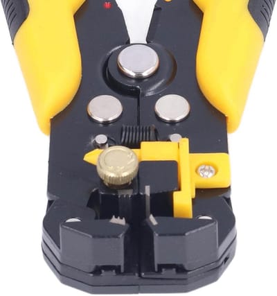 Automatische Draadstripper - Multifunctioneel Gereedschap - Precisie Strippen - Gelegeerd Staal Poort - 24-10AWG - Geel