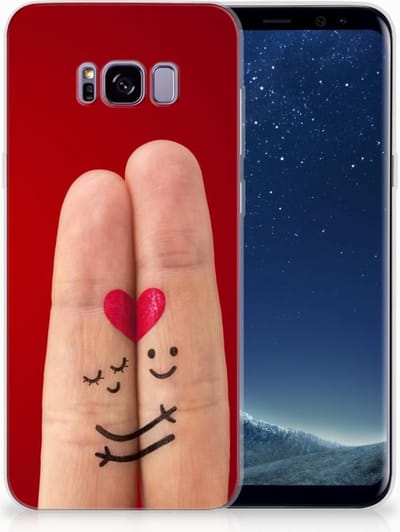 Samsung Galaxy S8 Plus Silicone Back Cover Liefde - Origineel Romantisch Cadeau
