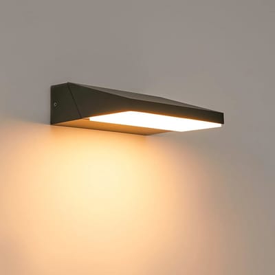Moderne IP65 waterdichte LED buitenwandlamp met 350 graden draaibaar ontwerp
