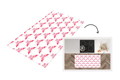 Keukenloper - Loper keuken - Flamingo - Patronen - Roze - Jungle - 120x60 cm - Keukenloper vinyl