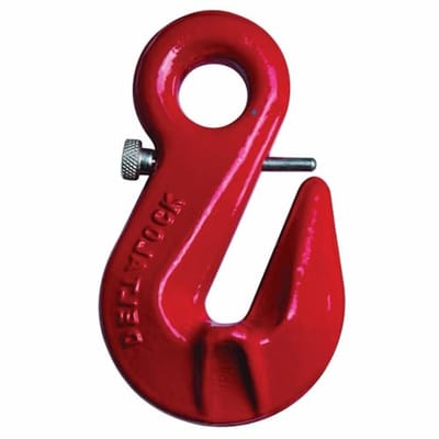 Verkortingshaak 8 mm met oog en zekering – Draagvermogen 2 ton