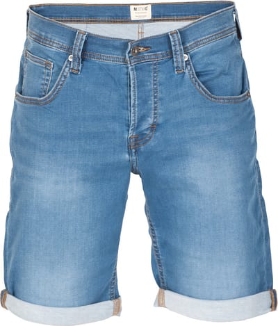 Mustang Heren Short Broeken Chicago Real X regular/straight Fit Blauw W 30 Volwassenen Korte Jeans Broek Bermuda