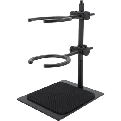 Pour Over Koffie Druppelaar Stand Multifunctioneel Dubbellaags Koffie Druppelstation met Glazen Koffiekan Zwarte Koffiekop