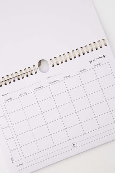Zusss Familieplanner Alles Op Z'n Tijd Linnen Papier Linnen