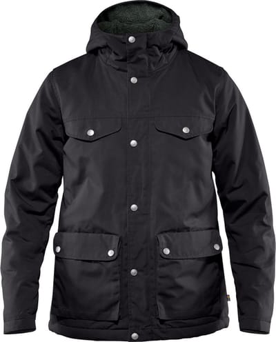 Fjällräven Greenland Winterjas Dames, black Maat M