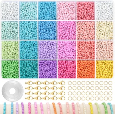 Kralen voor armbanden - Pastel 3 mm Glazen Kralenset voor Doe-Het-Zelf Projecten