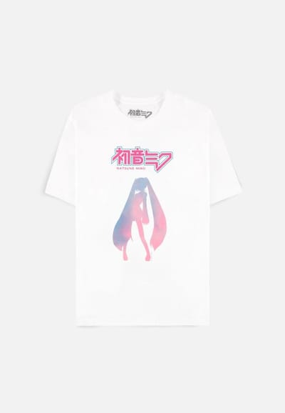 Hatsune Miku - Silhouette Dames T-shirt - S - Wit