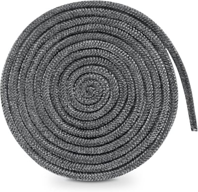 Oven Sealing Cord - 8 mm x 2.5 m - Heating Sealing Tape - Glass Fibre Sealing Cord - Stove Sealing Cord - Fireplace Door Sealing Wire - Hittebestendige Isolatie voor Vuurplaatsen - Keukenaccessoires