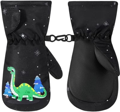 Dailygoods - Waterdichte en Winddichte Ski Wanten voor Kinderen - Fleece Winterhandschoenen