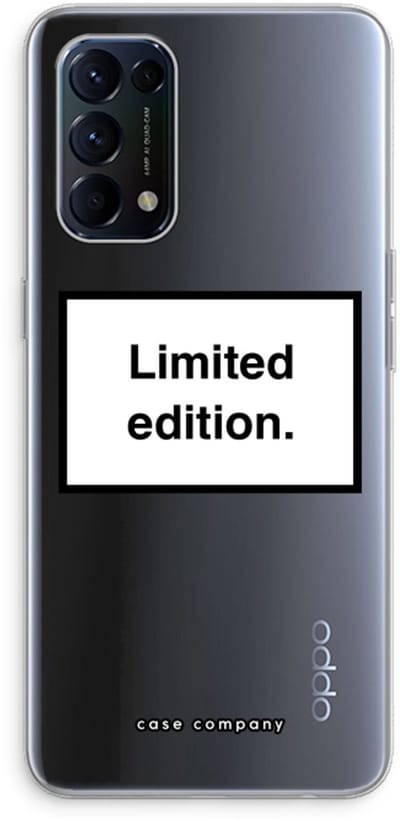 Case Company® - Hoesje geschikt voor Oppo Find X3 Lite hoesje - Limited edition - Soft Cover Telefoonhoesje - Bescherming aan alle Kanten en Schermrand