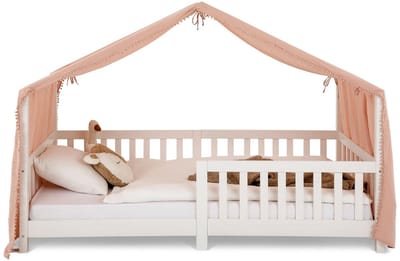 Beddekking voor het LIAN-huisbed met pompons - Roze