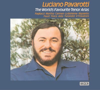 Luciano Pavarotti - The World's Favourite Tenor Arias (LP) (Remastered)