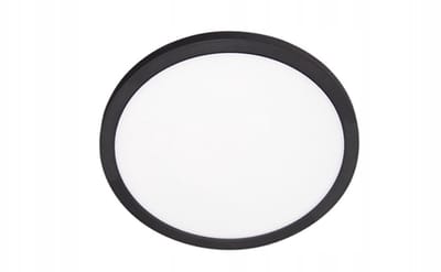 Merkloos LED Plafond 24W Zwart - 3 Kleuren & Vermogen Instelbaar