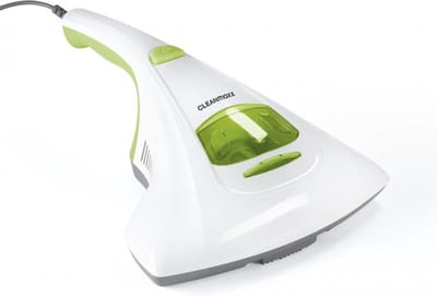 CLEANmaxx mijtstofzuiger met UV-C-licht en 2 EPA-filters, handstofzuiger voor matrassen voor mensen met allergieën, anti-mijt matrasreiniger die 99,9% van alle mijten, bacteriën en bedwantsen vernietigt