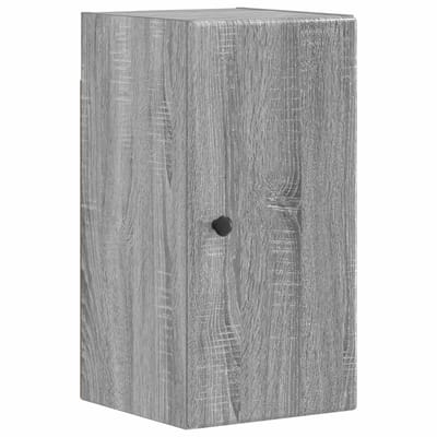 vidaXL - Badkamer - wandkast - BREDA - Grijs - Sonoma - 30 - x - 31 - x - 59 - cm