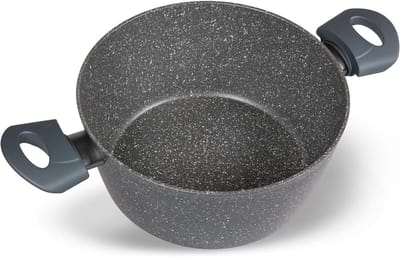 Antiaanbakpan 20 cm - Geschikt voor Alle Warmtebronnen, Inclusief Inductie - Met Twee Handgrepen en Hoge Coating