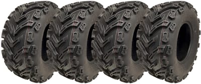 24x10.00-11 Quad-banden voor terreinvoertuigen, 6-laags, Wanda P3128, met E-keur, goedgekeurd voor gebruik op de openbare weg (set van 4)