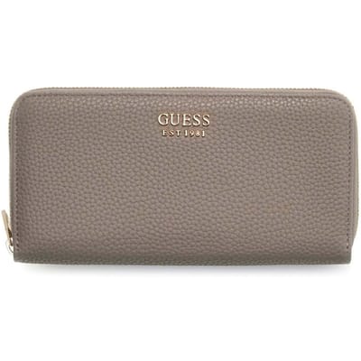 GUESS portemonnee Brenton SLG Zip Around Wallet Dark Taupe