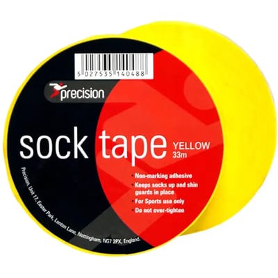 Precision Sokkentape 33 M X 19 Mm Pvc Geel 10 Stuks