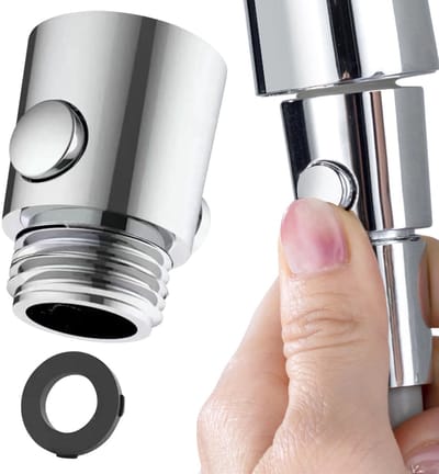 Dailygoods- Afsluiter Hoogwaardige ABS - Douchekop - Waterdrukregelaar - Douchekraan - Universele Aansluiting G1/2" - Lichtgewicht en Duurzaam