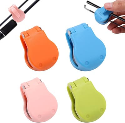 Multifunctionele Rod Holders - 4 Stuks Draagbare Plastic Steunen voor Vissen, Geschikt voor Diverse Hengelgroottes en Perfect voor Strandgebruik