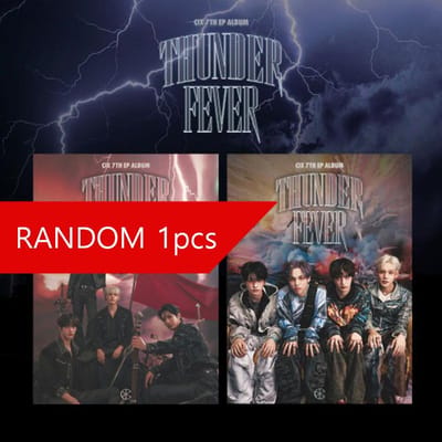 CIX - 7e Mini-album THUNDER FEVER (THUNDER+FEVER ver.) RANDOM 1PCS red