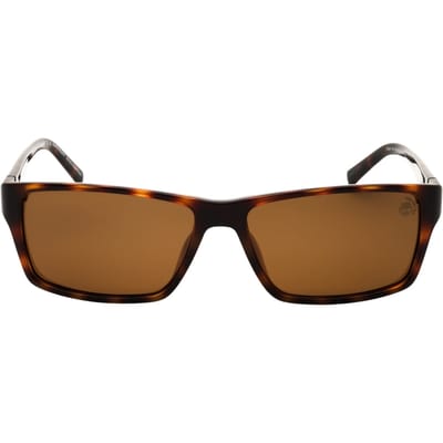 Timberland Donker Havana Bruine Gepolariseerde Zonnebril