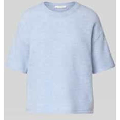 Regular fit gebreide pullover van wolmix met alpacawol Model 'LULU'
