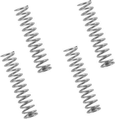 Drukveren Roestvrij Staal - Compressieveren Set - Mechanische Toepassingen - Hoge Veerkracht - 70 mm Lengte - Zilverkleurig