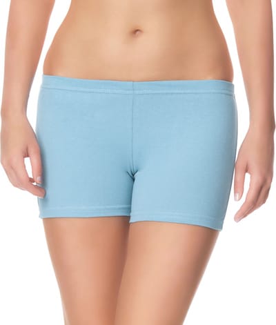Ladeheid Dames Leggings - Zwangerschapskleding – Kort – Katoen – Lichtblauw25 – 44/46 LA-MA-Shorts-Short