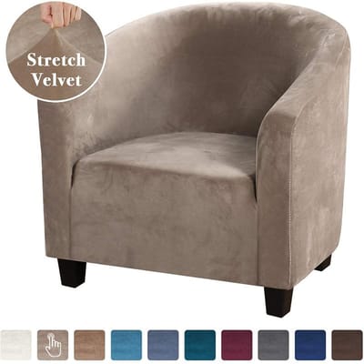 Housse de canapé en velours très extensible, housse de chaise de baignoire, antidérapante, protection de meubles, tissu extensible, housse de canapé Super douce