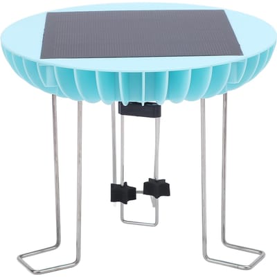 Zonne-energie Waterroerder 0,5W Vogelbad Watermixer Zonnepaneel Wiggler met Beugel voor Tuin gray