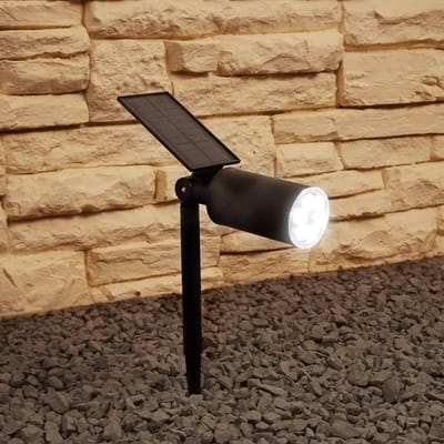Solar lamp prikspot 'Accent' - Warm wit licht - Met grondspies - Tuinspot op zonne-energie