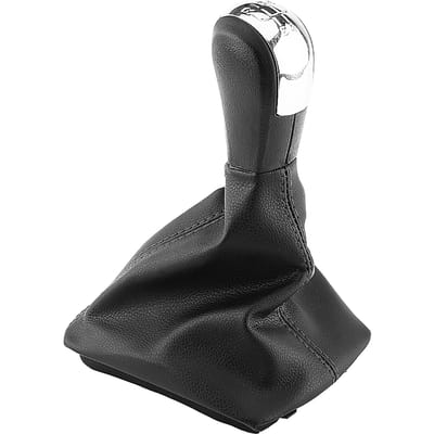 5-Traps Auto Versnellingspookknop Schakelpookhoes Gaiter Boot Kit Voor Octavia 2004‑2012 zwart