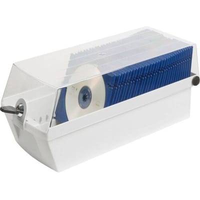 HAN CD-box 60 CDs/DVDs/Blu-rays Kunststof, Polystereen Lichtgrijs 1 stuk(s) (b x h x d) 16.8 x 15 x 36.5 cm 9260-11