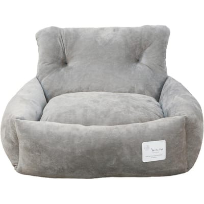 Autohuisdierstoel Kattenkennel Autoveiligheidsbank Autokennel Huisdierbenodigdheden S:44*35CM gray