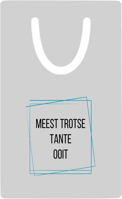 Hacebo® - meest trotse tante ooit metalen boekenlegger - Tante - trotse tante - verjaardagscadeau - verjaardag - cadeau - cadeautje voor tante - tante artikelen - kado - geschenk - gift Bladwijzer boekenleggers - 7.6 cm x 5cm
