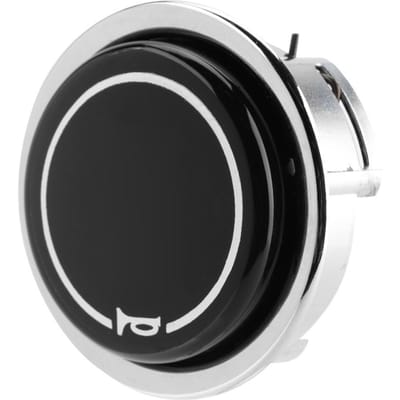 Bouton universel de klaxon de volant de voiture modifié noir
