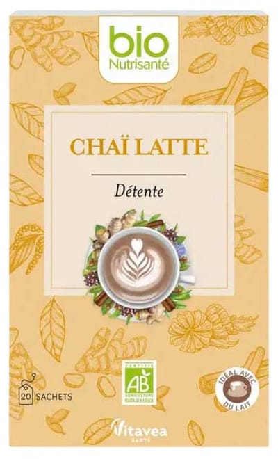 Vitavea Chaï Latte Bio 20 Sachets