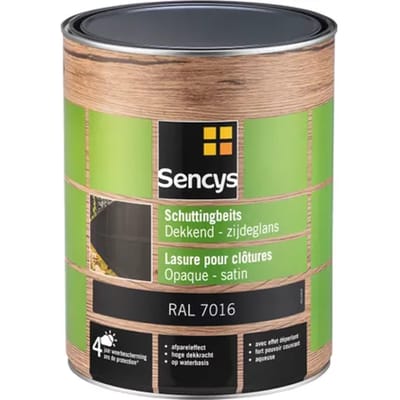 Sencys Schuttingbeits Dekkend Ral7016 5l