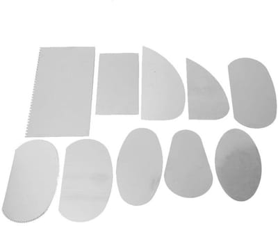 Dailygoody - Rvs Spatula Knife Set - 10-delige set voor